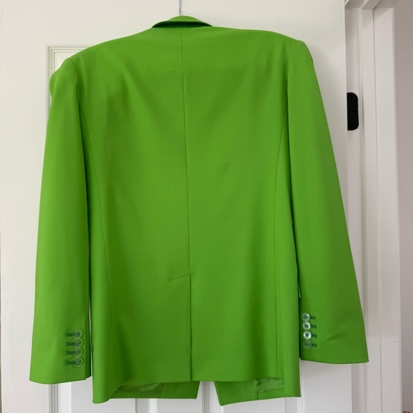 The Attico Neon Green Blazer - Picture 3 of 7